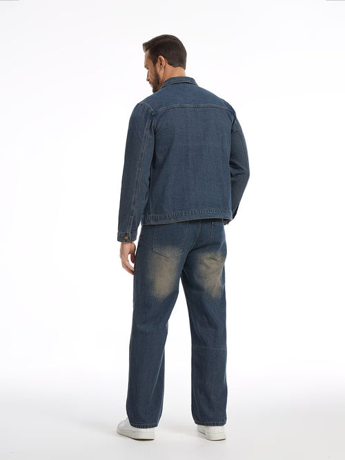 Men’s Two-Piece Set with Jacket and Pants